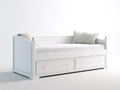 Sofás cama madera 215x90x88 cm blanco para salón - diseño clásico con almacenamiento