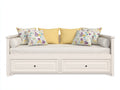 Sofás cama madera 220x92x88 cm blanco para salón - diseño clásico con almacenamiento inferior