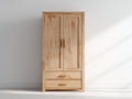 Armarios madera 100x55x185 cm natural para dormitorio - almacenamiento funcional